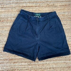 Vintage navy Ralph Lauren chino shorts